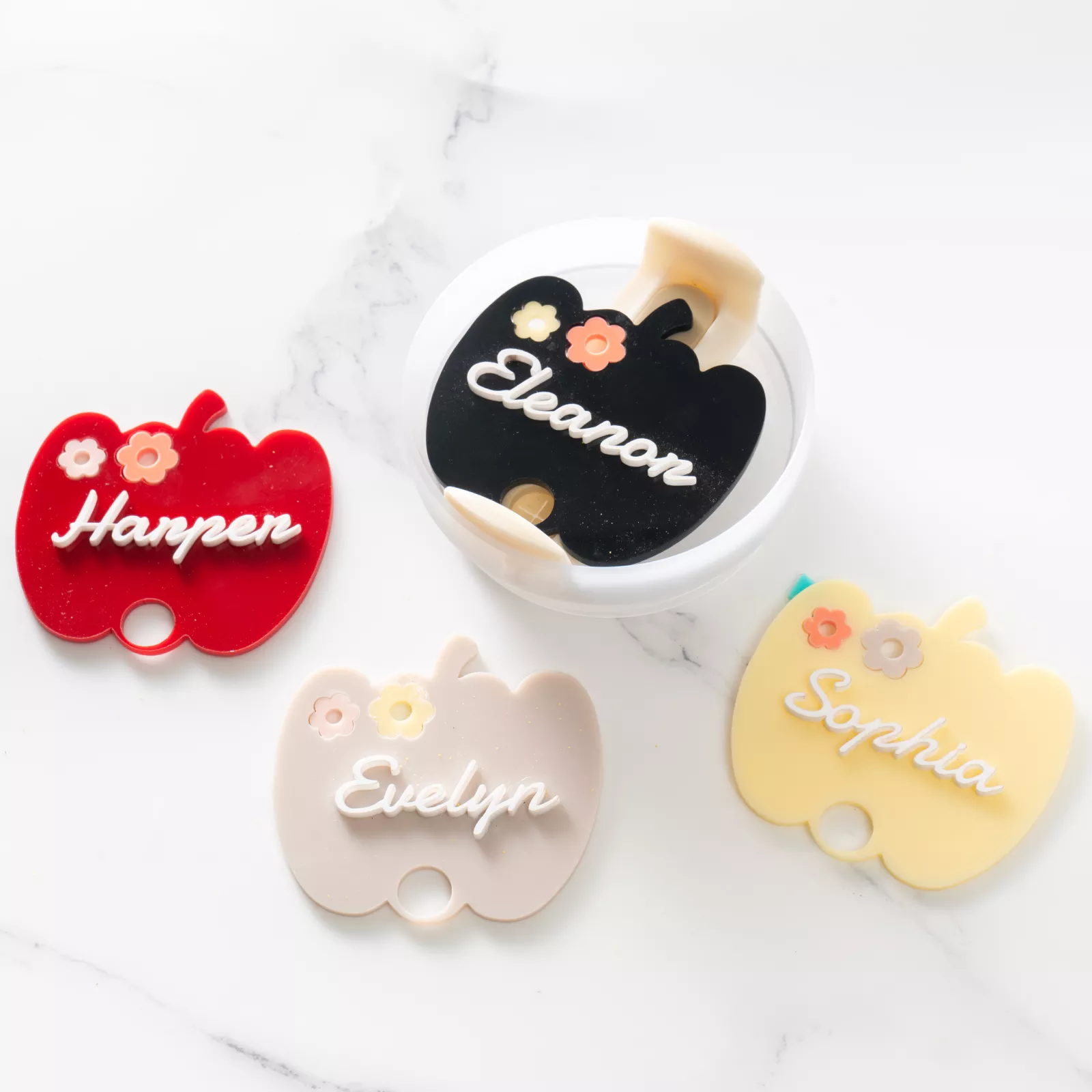 1/8" Frosted Acrylic Sample Set (5pcs) - Image 2