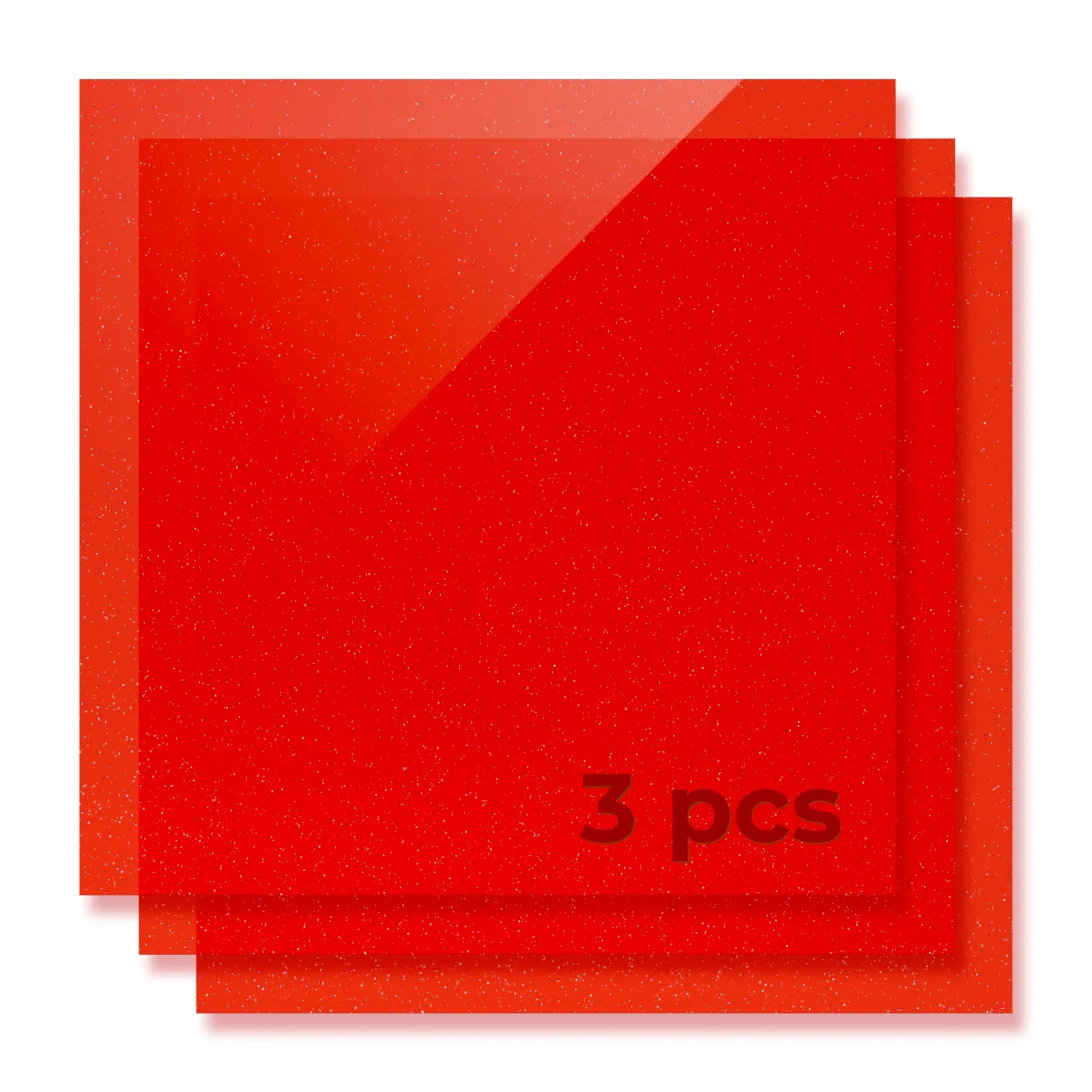 1/8" Glitter Translucent Glossy Acrylic Sheet for Diode Laser Cutting (3pcs) - Image 4