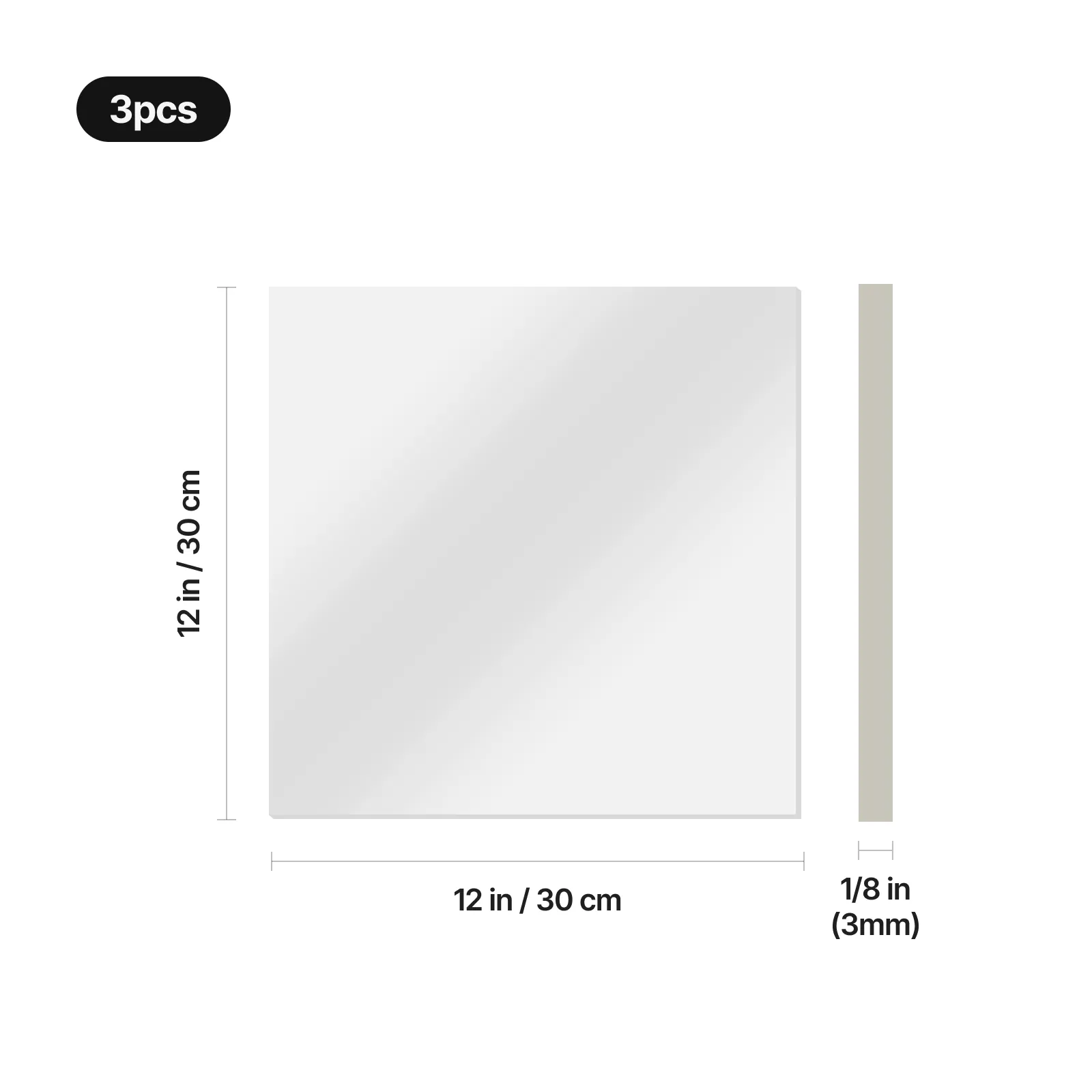 1/8" Mirror Acrylic Sheet - Image 10