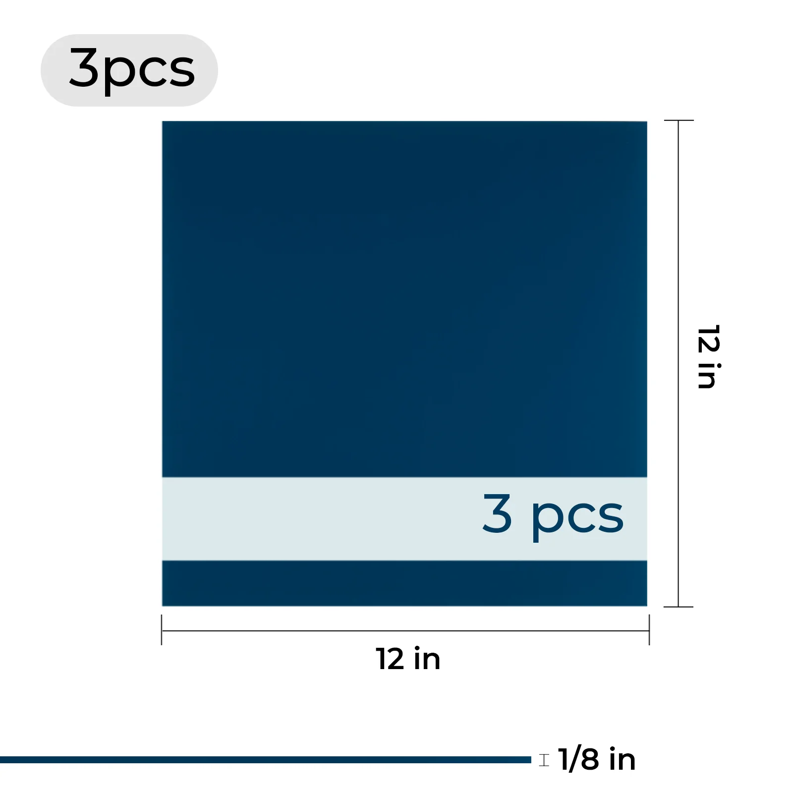 1/8" Two-Tone Glossy Acrylic Sheet (3pcs) - Image 31
