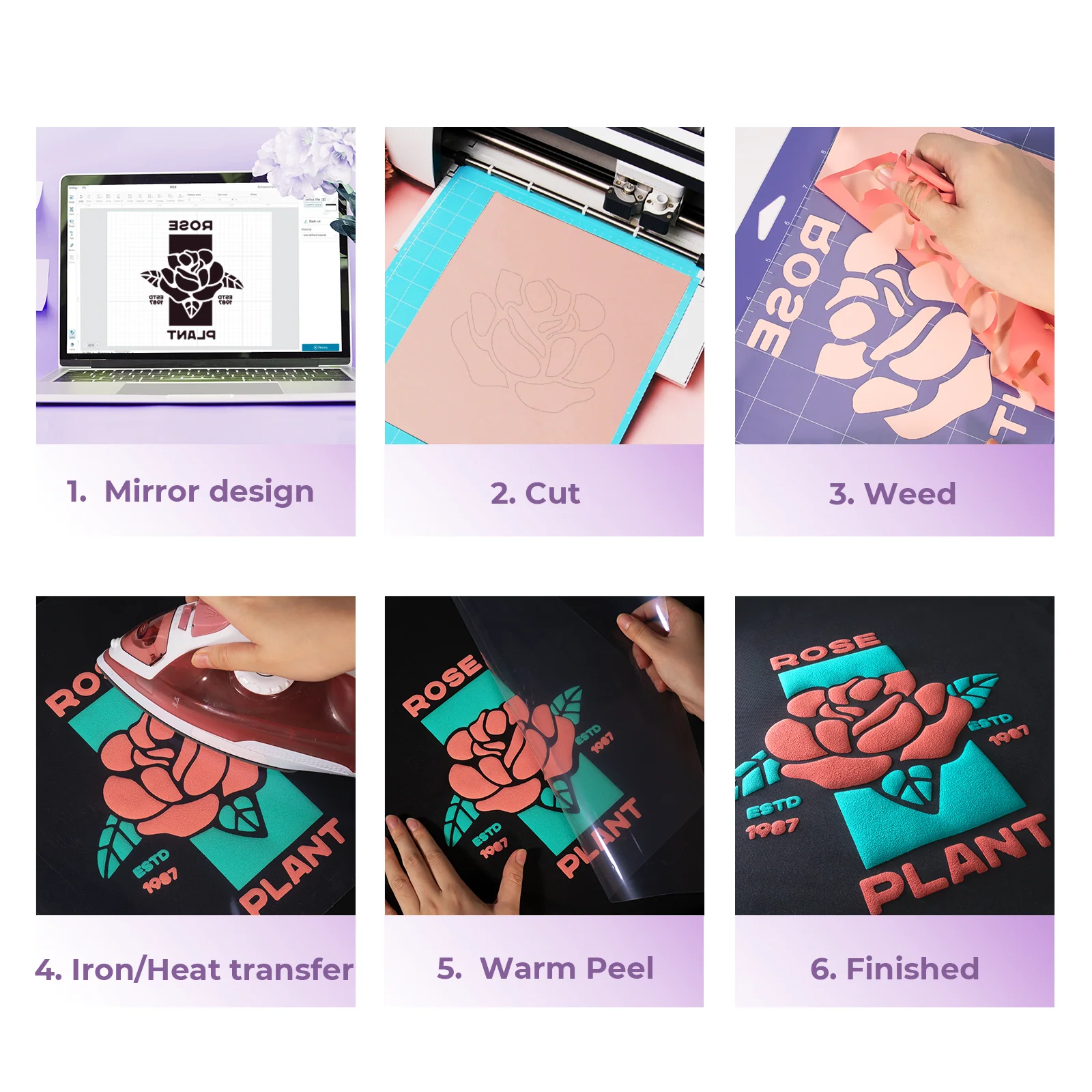Laser-Safe White 3D Puff Vinyl Heat Transfer Vinyl Roll - Image 6