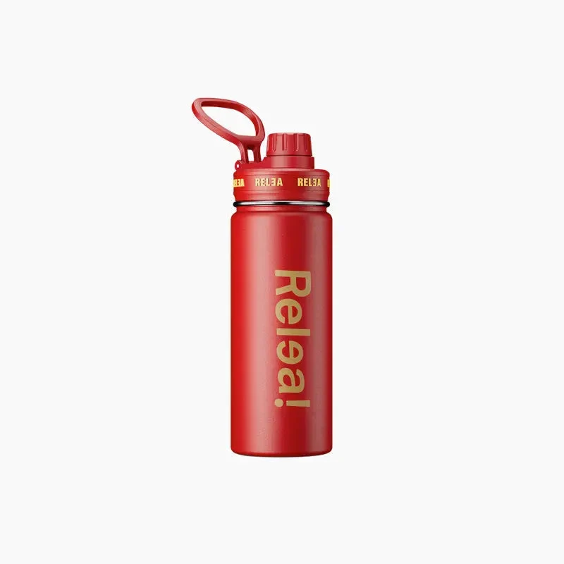 20oz Stainless Steel Water Bottle with Spout Lids