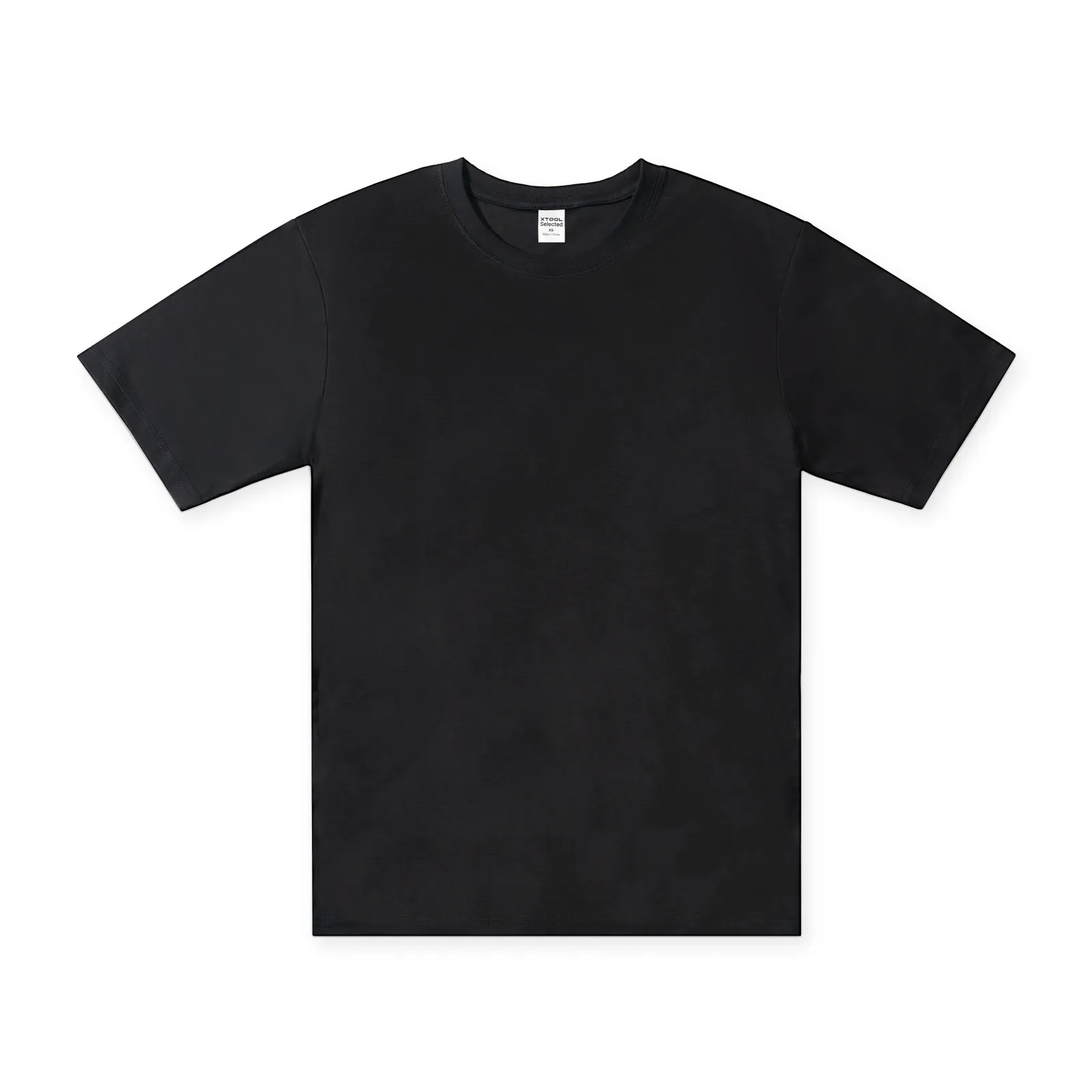 Black Stain-Resistant Pima Cotton T-Shirt