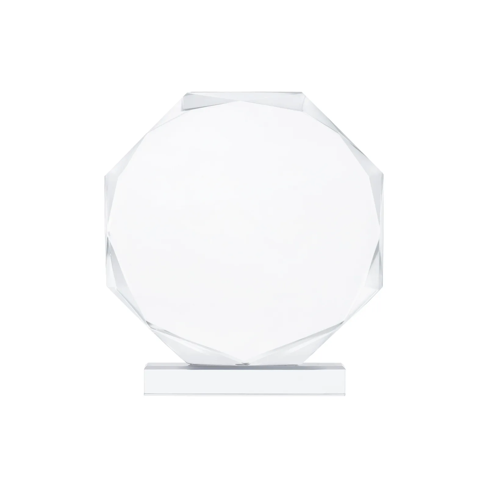 Blank Octagonal Acrylic Award Trophy (1pcs)