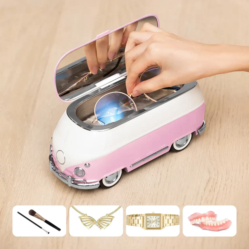 Bus-Style Ultrasonic Cleaner (Deep Cleaning Tech)