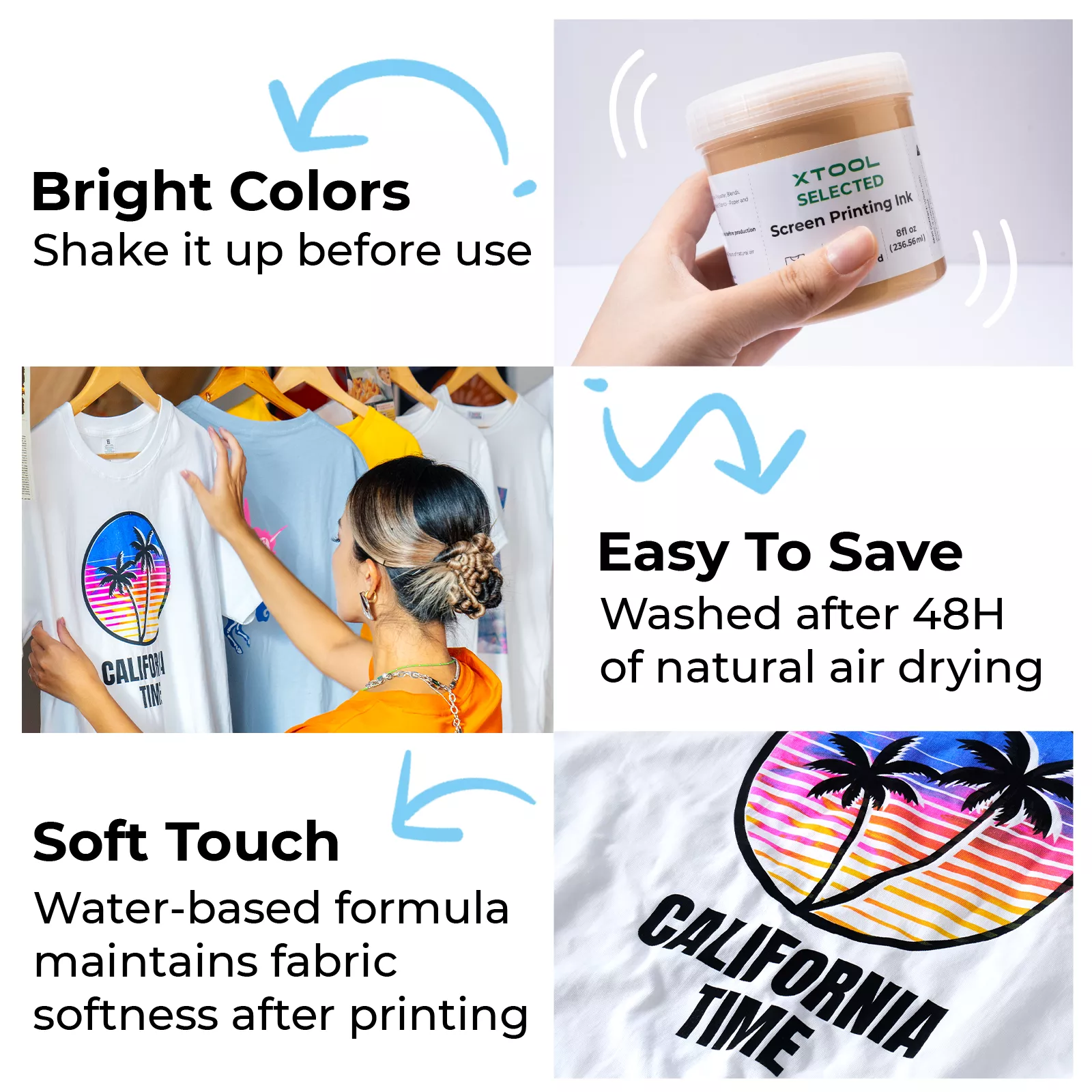 Fluorescent Pink Screen Printing Ink (8oz) - Image 3