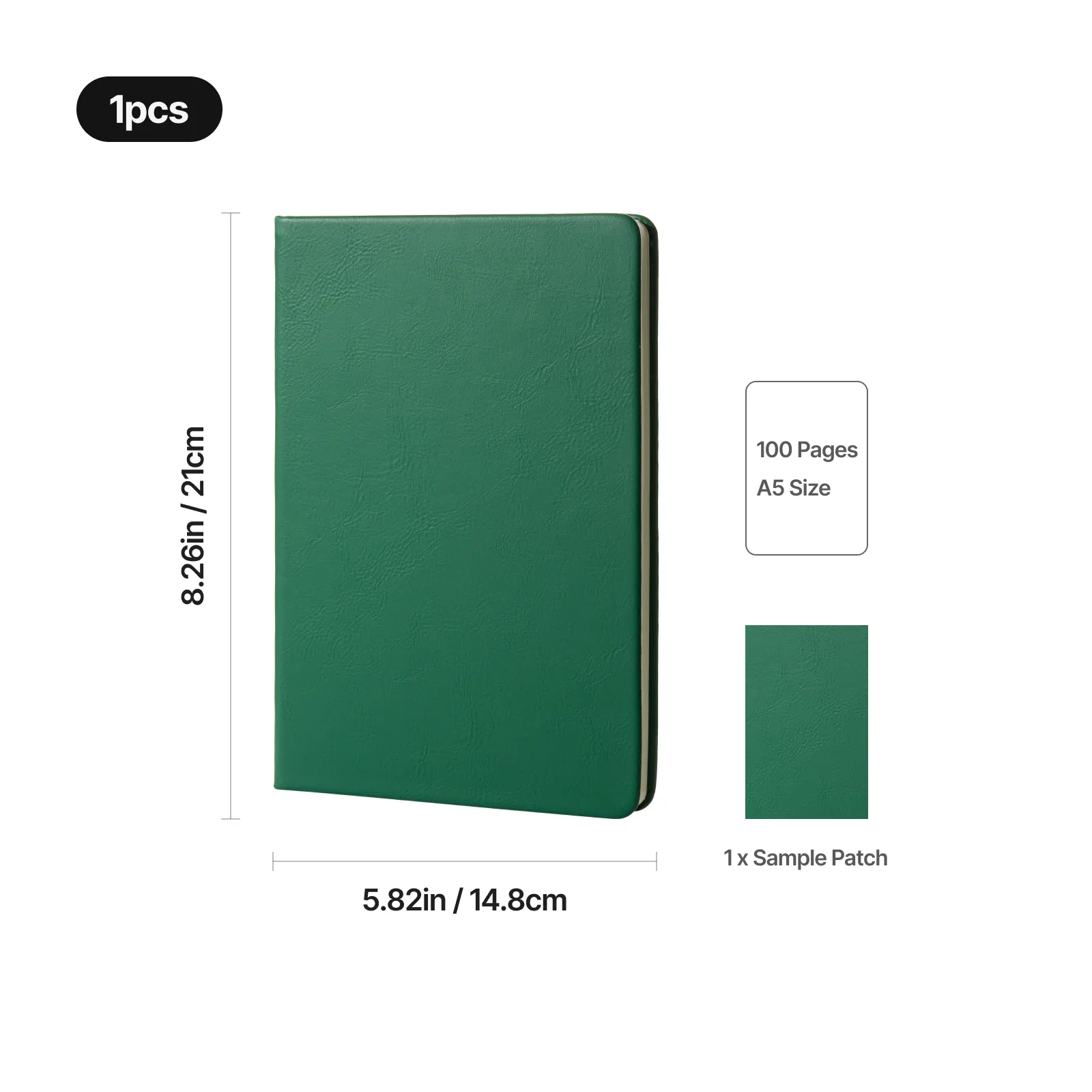 A5 Laserable PU Notebook (100 Pages) - Image 9