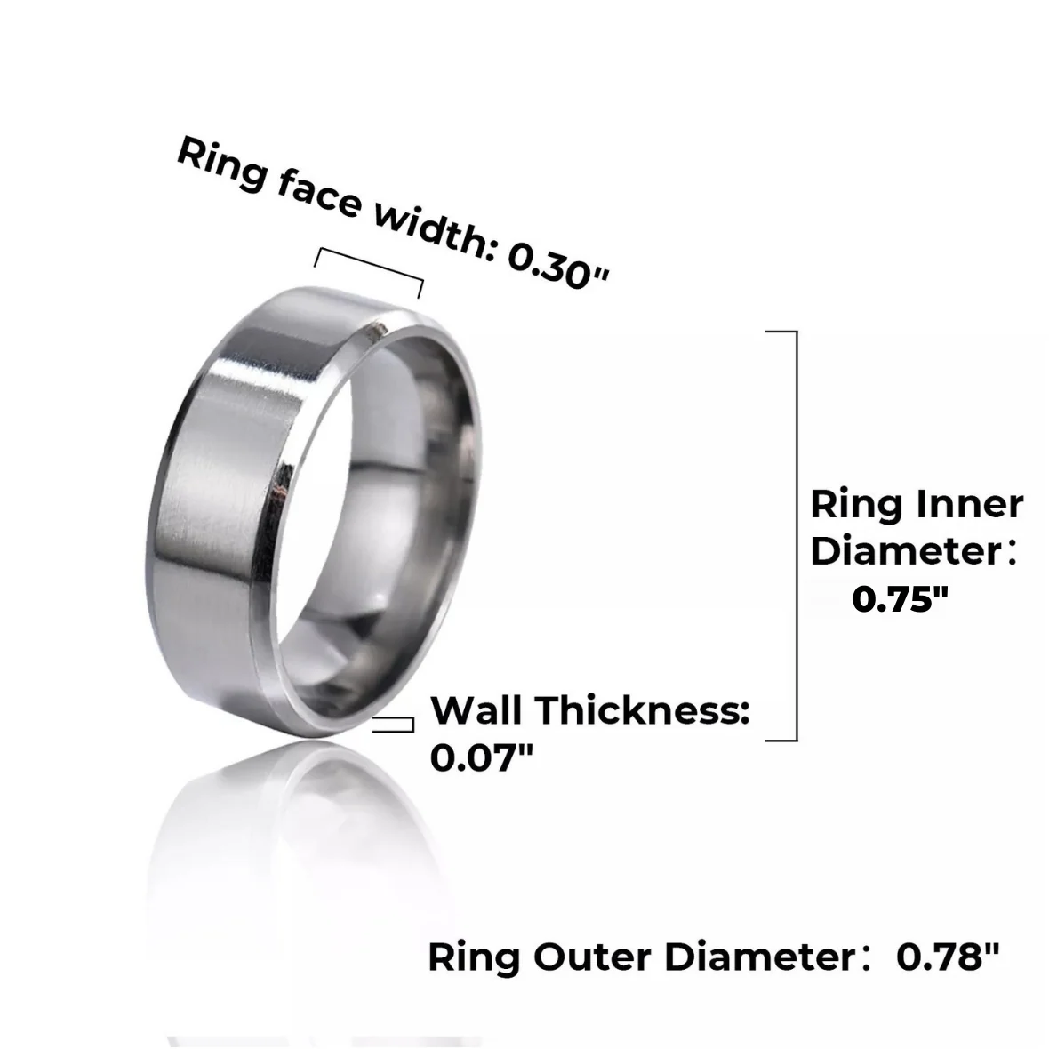 Stainless Steel Ring (10pcs) - Image 3