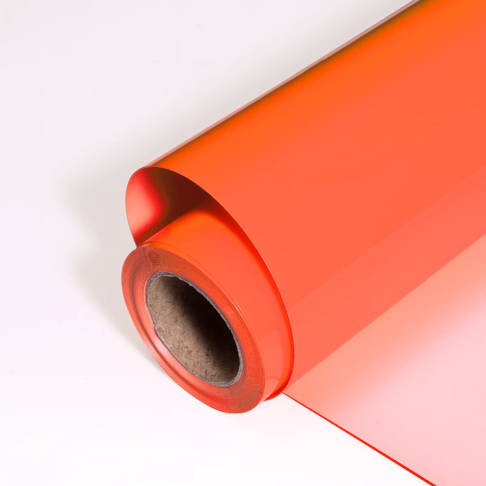 Laser-Safe Orange 3D Puff Heat Transfer Vinyl Roll