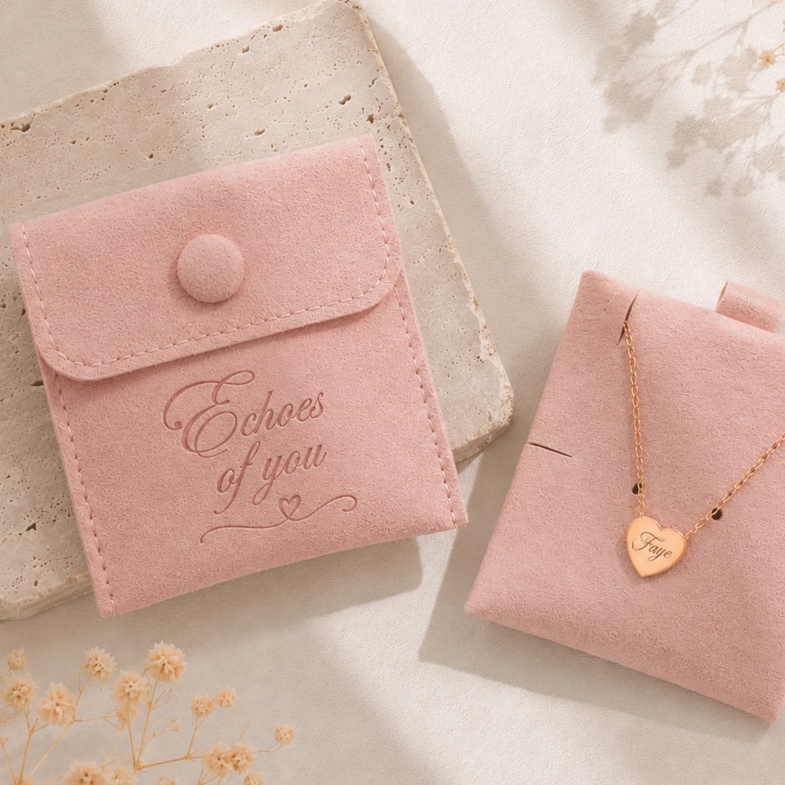 PU Jewelry Bag with Insert (20pcs) - Image 7