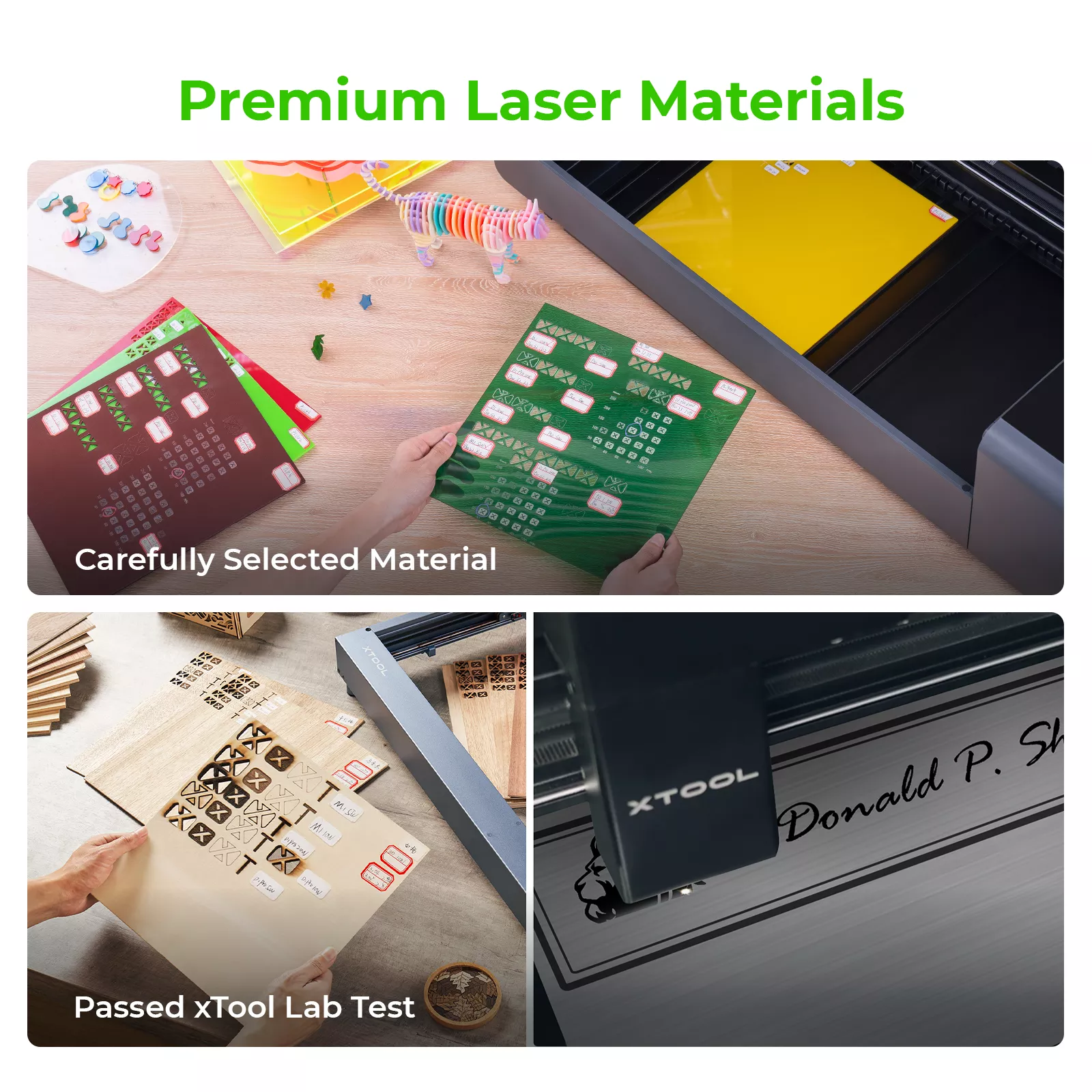 xTool M/S Series Laser Material Kit (34pcs) - Image 5