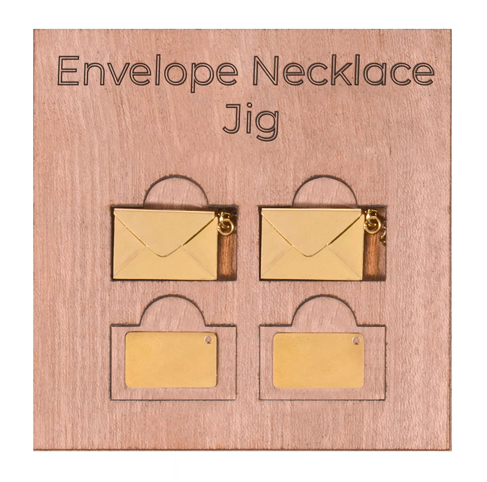 Stainless Steel Envelope Necklace JIG File