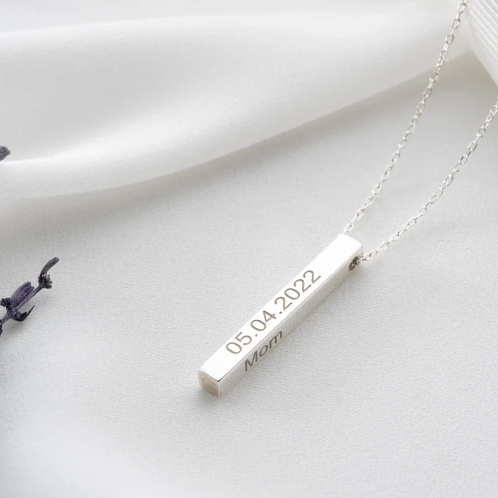 Stainless Steel Vertical Bar Necklace (6pcs) - Image 10