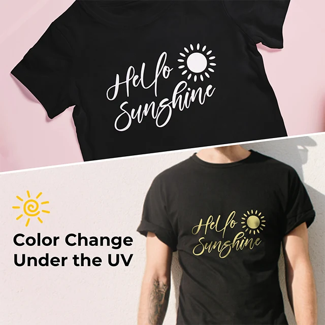 Laser-Safe Sun Color Changing Heat Transfer Vinyl (20pcs) - Image 3