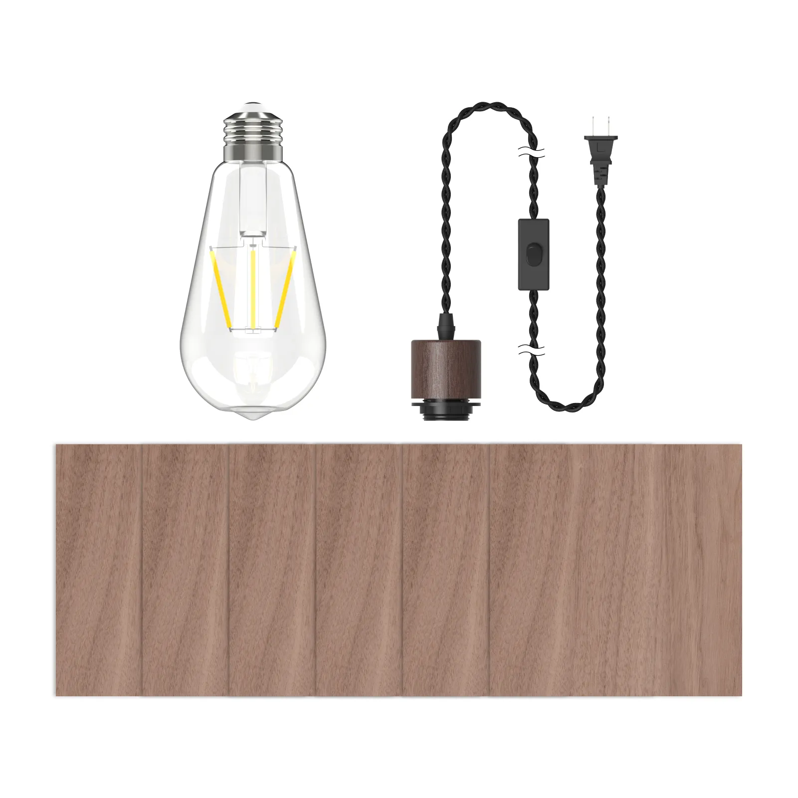 Wooden Petal DIY Table Lamp Kit - Image 11